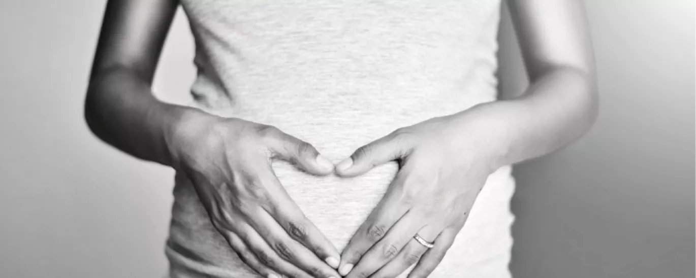 Femme enceinte coeur